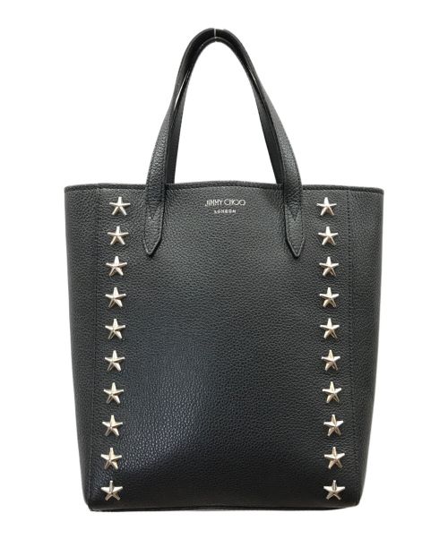 JIMMY CHOO（ジミーチュウ）JIMMY CHOO (ジミーチュウ) PEGASI N/S UUF スタッズ2WAYバッグ ブラック サイズ:下記参照の古着・服飾アイテム