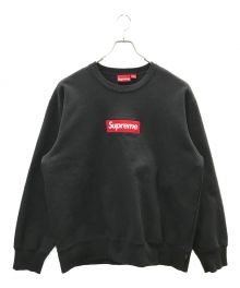 SUPREME（シュプリーム）の古着「Box Logo Crewneck」｜ブラック