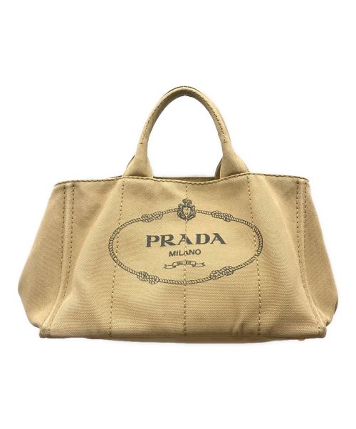 PRADA（プラダ）PRADA (プラダ) トートバッグ ベージュ サイズ:下記参照の古着・服飾アイテム