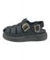 Dr.Martens (ドクターマーチン) WRENLIE GRIZZLY LEATHER FISHERMAN SANDALS ブラック サイズ:UK7：20000円