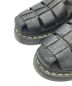 中古・古着 Dr.Martens (ドクターマーチン) WRENLIE GRIZZLY LEATHER FISHERMAN SANDALS ブラック サイズ:UK7：20000円