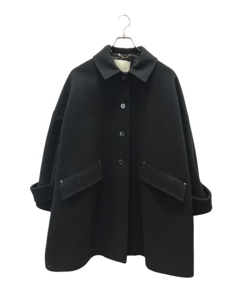 MACKINTOSH（マッキントッシュ）MACKINTOSH (マッキントッシュ) HUMBIE DROP SHOULDER BIG SHORT COAT NAVY | LM-1007F/LS ブラック サイズ:6の古着・服飾アイテム