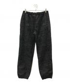 BlackEyePatchブラックアイパッチ）の古着「PRIORITY LABEL FAKE SUEDE TRACK PANTS」｜ブラック