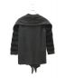 MONCLER (モンクレール) MANTELLA Combo Fringe Cape W ブラック サイズ:S：35000円