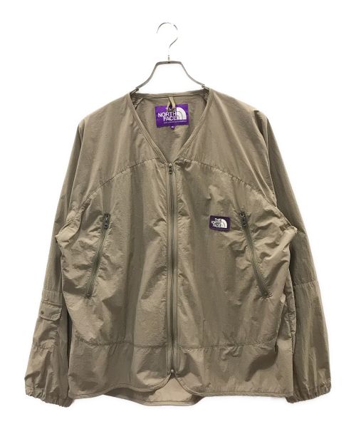 THE NORTHFACE PURPLELABEL（ザ・ノースフェイス パープルレーベル）THE NORTHFACE PURPLELABEL (ザ・ノースフェイス パープルレーベル) Nylon Ripstop Field Cardigan ベージュ サイズ:XLの古着・服飾アイテム