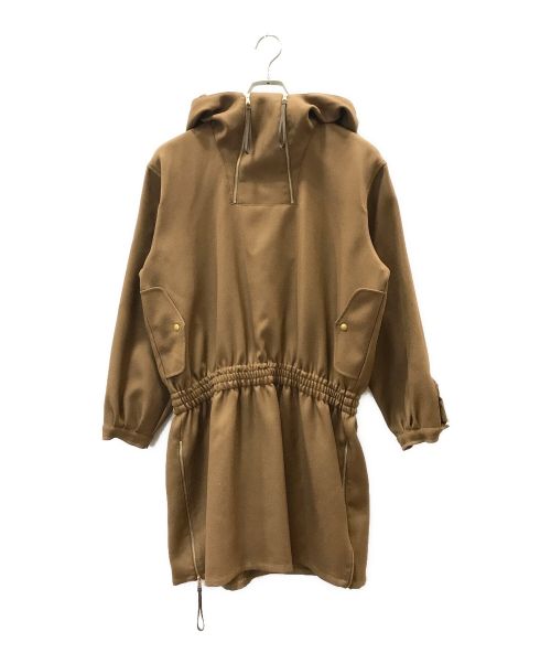 MaxMara（マックスマーラ）MaxMara (マックスマーラ) ピュアヴァージンウールドレス ブラウン サイズ:40の古着・服飾アイテム