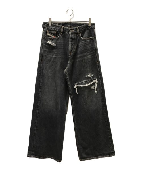 DIESEL（ディーゼル）DIESEL (ディーゼル) relaxed jeans d-rise ブラック サイズ:W28の古着・服飾アイテム