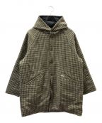 STANDARD CALIFORNIA×Harris Tweedスタンダードカリフォルニア×ハリスツイード）の古着「Reversible Hood Coat」｜ブラウン