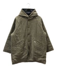 STANDARD CALIFORNIA×Harris Tweed（スタンダードカリフォルニア×ハリスツイード）の古着「Reversible Hood Coat」｜ブラウン