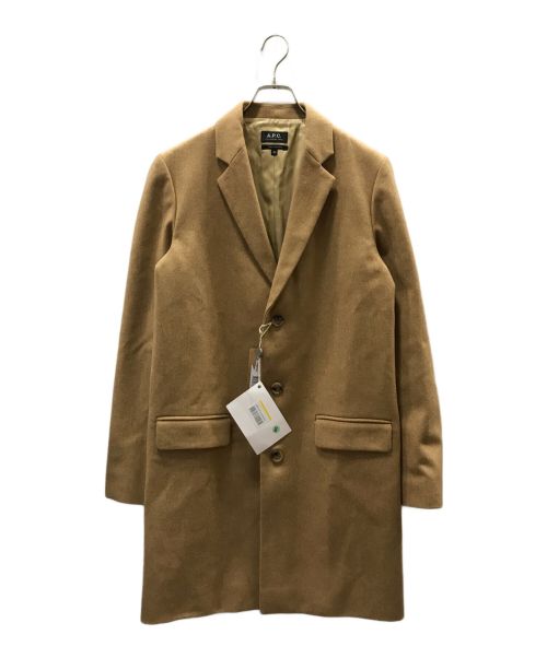 A.P.C.（アーペーセー）A.P.C. (アーペーセー) チェスターコート ベージュ サイズ:XS 未使用品の古着・服飾アイテム