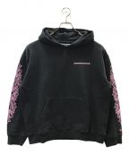 CHROME HEARTSクロムハーツ）の古着「Matty Boy Shoulder Logo Hoodie」｜ブラック