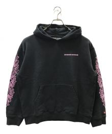 CHROME HEARTS（クロムハーツ）の古着「Matty Boy Shoulder Logo Hoodie」｜ブラック