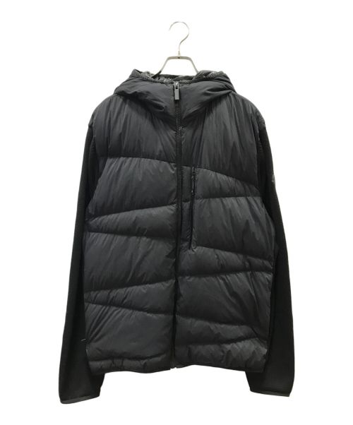 MONCLER（モンクレール）MONCLER (モンクレール) ニット切替ダウンジャケット ブラック サイズ:XXXLの古着・服飾アイテム