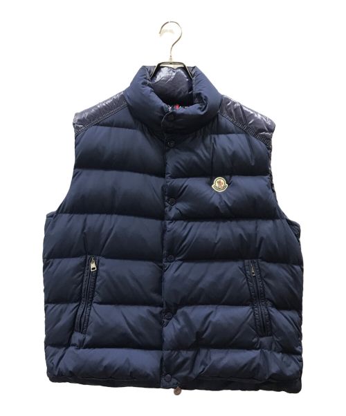 MONCLER（モンクレール）MONCLER (モンクレール) CHEVAL GILET ベスト ネイビー サイズ:5の古着・服飾アイテム