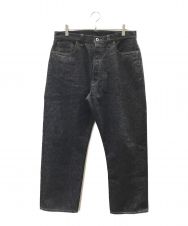 A.PRESSE (アプレッセ) Washed Denim Wide Pants インディゴ サイズ:W34