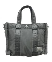 PORTER（ポーター）の古着「TANKER 2WAY TOTE BAG (XS)」｜ブラック