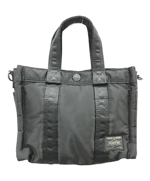 PORTER（ポーター）PORTER (ポーター) TANKER 2WAY TOTE BAG (XS) ブラック サイズ:下記参照の古着・服飾アイテム