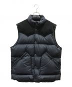 WOOLRICHウールリッチ）の古着「WESTERN DOWN VEST」｜ネイビー