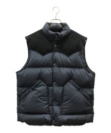 WOOLRICH（ウールリッチ）の古着「WESTERN DOWN VEST」｜ネイビー