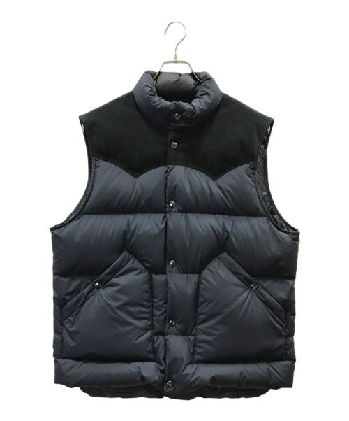 WOOLRICH（ウールリッチ）WOOLRICH (ウールリッチ) WESTERN DOWN VEST ネイビー サイズ:Lの古着・服飾アイテム