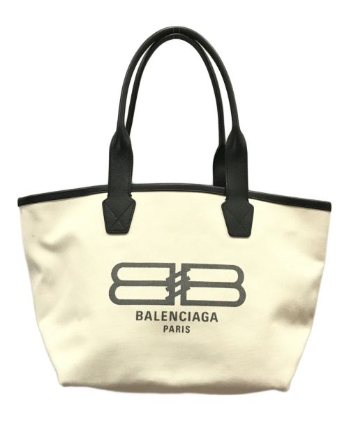 BALENCIAGA（バレンシアガ）BALENCIAGA (バレンシアガ) ジャンボ スモール トートバッグ アイボリー サイズ:下記参照の古着・服飾アイテム