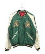 東洋エンタープライズトウヨウエンタープライズ）の古着「Mid 1950s Style Acetate Souvenir Jacket」｜グリーン×レッド