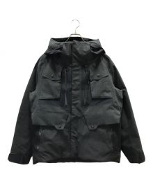 WHITE MOUNTAINEERING（ホワイトマウンテ二アニング）の古着「WOOL GORE-TEX DOWN JACKET」｜グレー