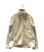 and wanderアンドワンダー）の古着「high loft fleece jacket」｜アイボリー