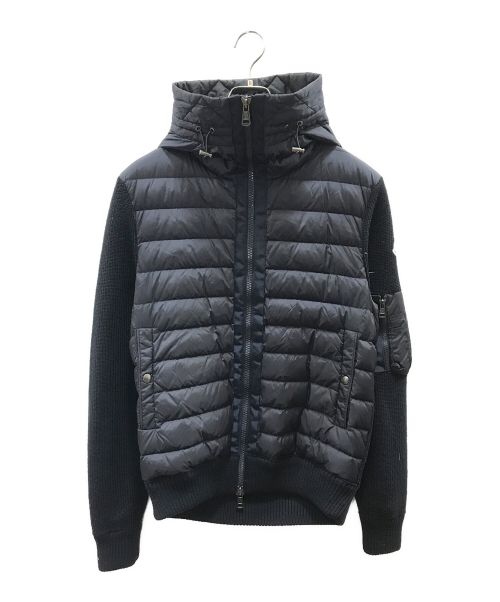 MONCLER（モンクレール）MONCLER (モンクレール) NAVY BLUE TRICOT CARDIGAN ネイビー サイズ:Lの古着・服飾アイテム