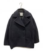 CLANEクラネ）の古着「OVER LINE DOUBLE COAT」｜ネイビー