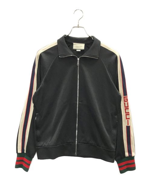 GUCCI（グッチ）GUCCI (グッチ) TECHNICAL JERSEY JACKET ブラック サイズ:XSの古着・服飾アイテム