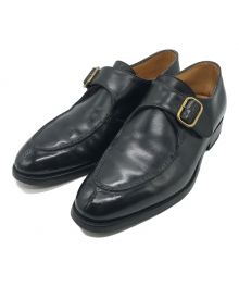 JOHN LOBB（ジョンロブ）の古着「シングルモンク Uチップシューズ」｜ブラック