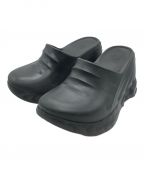 GIVENCHYジバンシィ）の古着「marshmallow wedge clogs」｜ブラック