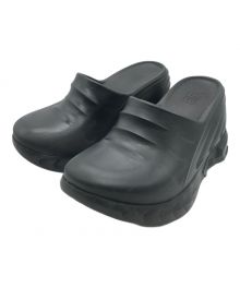 GIVENCHY（ジバンシィ）の古着「marshmallow wedge clogs」｜ブラック