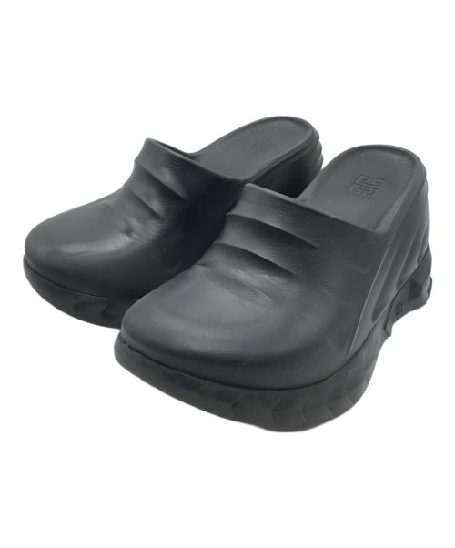 GIVENCHY（ジバンシィ）GIVENCHY (ジバンシィ) marshmallow wedge clogs ブラック サイズ:38の古着・服飾アイテム