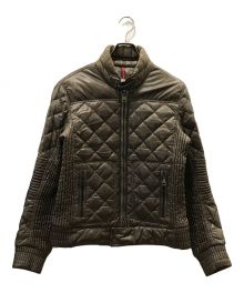 MONCLER（モンクレール）の古着「キルティングダウンジャケット」｜ブラウン