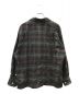 WACKO MARIA (ワコマリア) OMBRE CHECK OPEN COLLAR SHIRT L/S (TYPE-3) ブラウン サイズ:L：30000円