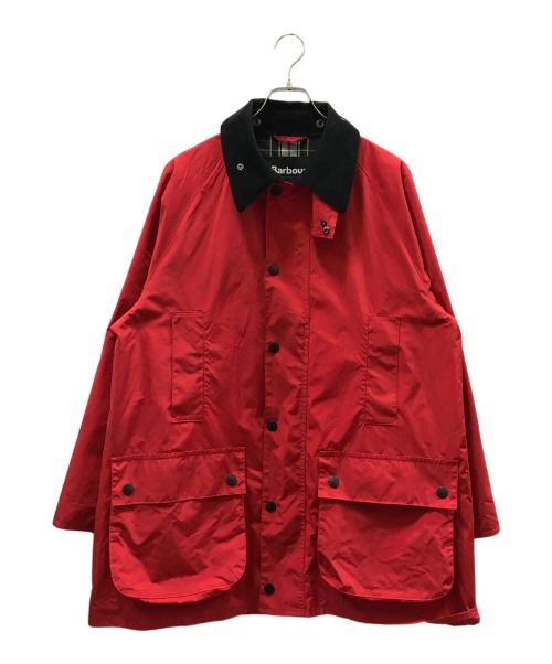 Barbour（バブアー）Barbour (バブアー) B-SHOP (ビショップ) 別注BEAUFORT ミドルコート レッド サイズ:40の古着・服飾アイテム