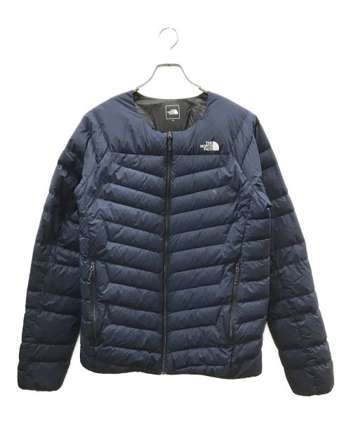 THE NORTH FACE（ザ ノース フェイス）THE NORTH FACE (ザ ノース フェイス) Thunder Roundneck Jacket ネイビー サイズ:XLの古着・服飾アイテム