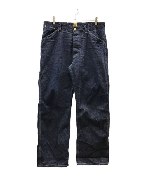 HUMAN MADE（ヒューマンメイド）HUMAN MADE (ヒューマンメイド) DENIM WORK PANTS PAST インディゴ サイズ:Lの古着・服飾アイテム