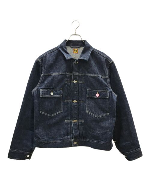 HUMAN MADE（ヒューマンメイド）HUMAN MADE (ヒューマンメイド) UZI MADE DENIM JACKET インディゴ サイズ:XLの古着・服飾アイテム