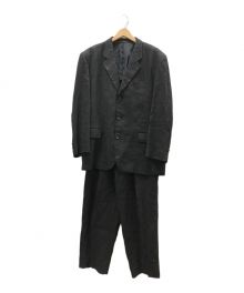 COMME des GARCONS HOMME（コムデギャルソン オム）の古着「リネンセットアップ」｜ブラック