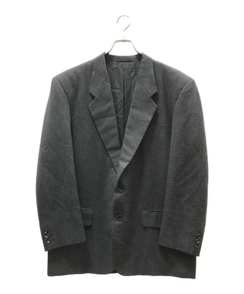 COMME des GARCONS HOMME（コムデギャルソン オム）COMME des GARCONS HOMME (コムデギャルソン オム) 千鳥格子2Bジャケット グレー サイズ:Mの古着・服飾アイテム