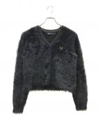 FRED PERRY×RAY BEAMSフレッドペリー×レイ ビームス）の古着「Fluffy V-neck Knit Cardigan」｜ブラック