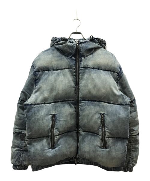 DIESEL（ディーゼル）DIESEL (ディーゼル) W-MONS PUFFER JACKET インディゴ サイズ:Lの古着・服飾アイテム