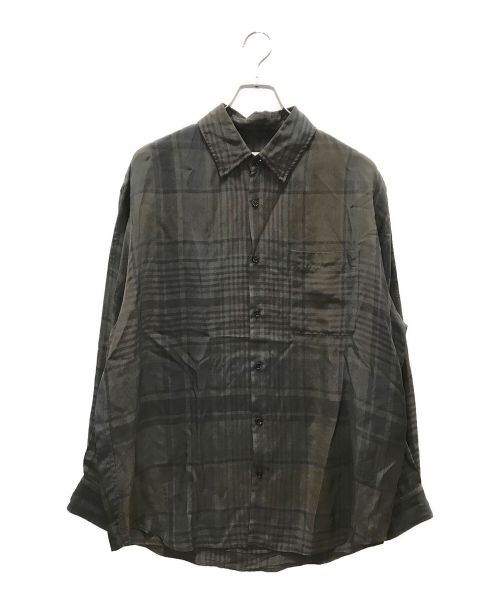 LEMAIRE（ルメール）LEMAIRE (ルメール) REGULAR SHIRT ブラウン サイズ:44の古着・服飾アイテム