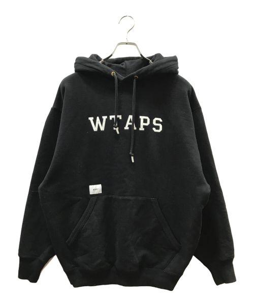 WTAPS（ダブルタップス）WTAPS (ダブルタップス) ACADEMY HOODY COTTON COLLEGE ブラック サイズ:03の古着・服飾アイテム