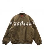 SUPREME×PLAY BOYシュプリーム×プレイボーイ）の古着「Crew Jacket」｜ブラウン