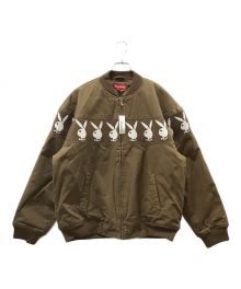 SUPREME×PLAY BOY（シュプリーム×プレイボーイ）の古着「Crew Jacket」｜ブラウン