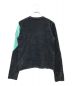 av vattev (エーブイヴァッテフ) INTARSIA KNIT ブラック サイズ:L：17000円